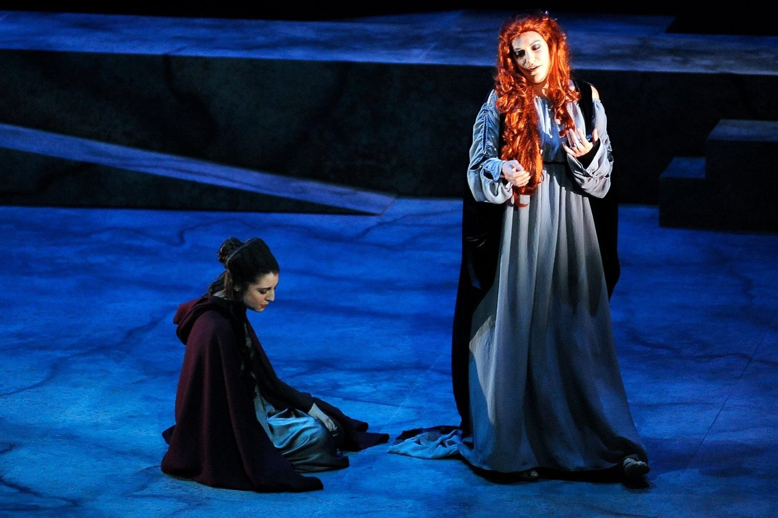 Escena de la ópera Lucia di Lammermoor